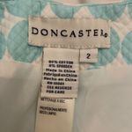 Doncaster  Pencil Skirt Womens Size 2 Cotton Blue Polka Dot Photo 1