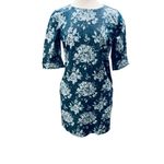 Gap Denim Short Floral Shirt Dresses Size Photo 5