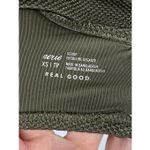 Aerie  olive Pique V Wire Scoop Bikini top size XS NWT Photo 6