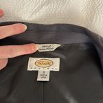 Talbots Classic Women's Gray pant suit Sz 8 P Italian wool blend fully lined Photo 3