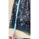 David Meister  Black Sequin Sleeveless Dress Size 6 2456 Photo 7