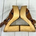 Sam Edelman Mae Suede Leather Platform Wooden Block Heel Photo 2