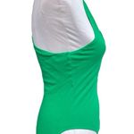 ZARA  Asymmetrical Cutout One Shoulder Bodysuit Green Size Large Photo 2