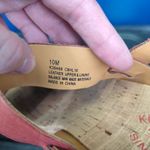 Kork-Ease  Austin Wedge Sandals Red Leather‎ Heel Slingback Women's 10 Comfort Photo 7