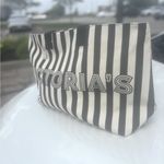 NWT Victoria’s Secret Black and White Striped Tote Bag and Makeup Bag! Photo 0
