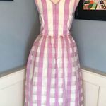 Kate Spade Fresh Lilac and White Mainline Gingham Organza Dress Sz 12 NWT Photo 3