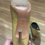 Coach  Elegant Mustard Yellow Pumps Size 6 1/2 Photo 3