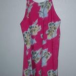 Rima XXL Sleeveless Fishing Island Scene Tunic Top Dress Plus Pink Photo 1