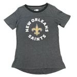 NFL Team Apparel NFL New Orleans Saints Women's Roundabout Short Sleeve Fashion T-Shirt, XL Photo 1