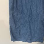 Christopher & Banks  Blue Jean Jumper Sleeveless Dress Women's Size Large Cotton Photo 1