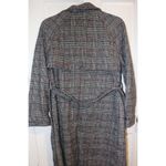 Chocolate USA  Plaid Trench Coat Photo 4