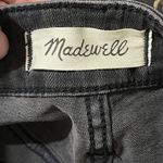 Madewell  Women's Jeans Washed Out Black Distressed Tears Size 28 Skinny Photo 3