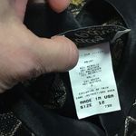 Vintage 90s Lady Carol gold n black party jacket Size 12 Photo 3