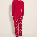 SOMA COOL NIGHTS PJ SET Long Sleeve Red Tree T Yourself New Sz XS NWT $84 Photo 1