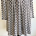 INC V Neck Long Sleeve Zipper Sweater Dress White Size XL Photo 3