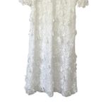 Love Shack Fancy  Sylvester Gown 3D Floral Applique Lace White Maxi Dress Size 10 L Photo 3