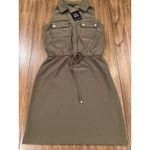 Boston Proper  Green Beyond Travel Chic Drawstring Utility Dress XS NWT Photo 1