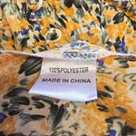 Hello Molly New  Kiss The Sky Floral Bardot Mini Dress Orange Women's Size 8 Photo 11