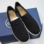 White Mountain Women's Comfortable Upbear Slip-on Sneakers- Size 6- Black Fabric Photo 6