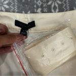 Ann Taylor NWOT The Belted Taper Pant In Cream 602123 Size 16 Photo 6