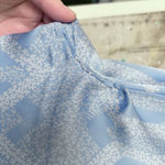 Equipment  Leema Blue Button Down Blouse Photo 5