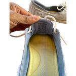 Keds Size 7 Blue White Striped Lace-Up Casual Canvas Womens Shoes Photo 8