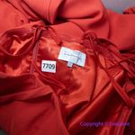 Anthropologie  BHLDN Theia Trinity  jumpsuit red tie strap fitted bodice, size 12 Photo 13