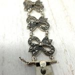 JACK JUDITH sterling silver marcasite bracelet, 23.7g Photo 8