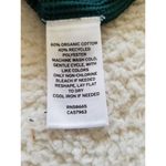 BP  Women's Split Neck OSR Cropped  Thermal Knit Henley Shirt Green Moss Size S Photo 6