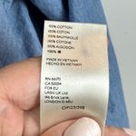 Anthropologie  Pilcro Top Women's Blue 2X Juni Ruffled Denim Classic Boho Western Photo 6