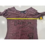 Harley Davidson Vintage 2012 Knee Deep in Iron Purple Burnout Cut Out Size L Photo 5