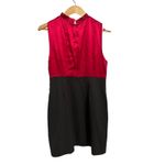 Alice + Olivia  Jabot red black dress Gossip girl Blair waldorf size 4 Photo 9