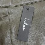 Lulus NWT Olive Green Vegan Leather Mini Skirt Size XS Photo 5
