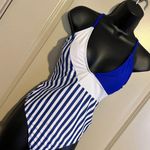 SheIn NWOT Blue & White One Piece Swimsuit, Large Photo 0