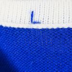 Vintage 70s Varsity Cheerleader Sweater Vest Blue Size XS Photo 7