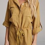 Blue Blush Romper Yellow Photo 3