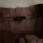 Luxurious Velvet Pencil Skirt in Rich Brown Photo 1