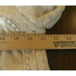 American Eagle  Womens XL‎ Heather Gray Sweatshirt Top Lace Trim Boho Cottage Photo 3