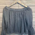 Club Monaco NWT  Plumina Chemise Blue Blouse top Photo 4