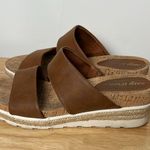 Easy Street Womens Maryann Slip On Open Toe Wedge Sandals Shoes size 8 Photo 5