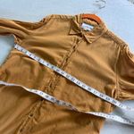 XIRENA Beau Cotton Long Sleeve Button Up Shirt in Khaki Size XS Orange Photo 8