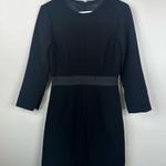 J.Crew NEW Dress Womens 4 Black Double Faced Wool Crepe Career C1063 Photo 1