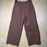 Eileen Fisher Womens Brown Pull On Ankle Pants Size PS Elastic Waist Lounge Pant Photo 6