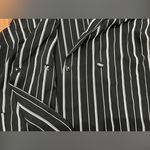 Mossimo Supply Co . Black and White Striped Blouse Photo 7