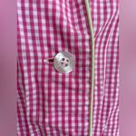 Lilly Pulitzer Pink Gingham Pajama Top Photo 3