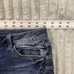 Angel Kiss Jean Shorts Womens 9 Blue Denim Cut Offs Y2K Ladder Cut Outs 28x3 Photo 4