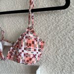 l*space L* NWT Women’s Bikini Top Helena Block Party V Neck Size XS Photo 4
