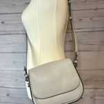 Marc Jacobs Edgy  New York Rider Gray Genuine Leather Crossbody Shoulder Bag Photo 1
