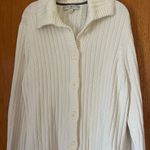 Tommy Hilfiger  Cream Button-Up Cardigan Photo 2