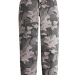 Hollister Jogger Pants Womens Large Gray Camo Ultra High-Rise Tapered Photo 0